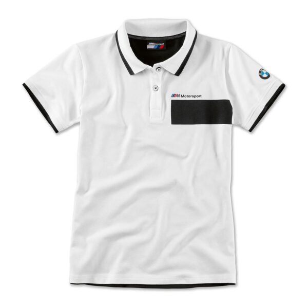 Polo BMW M Motorsport - Senhora - Branco, Preto