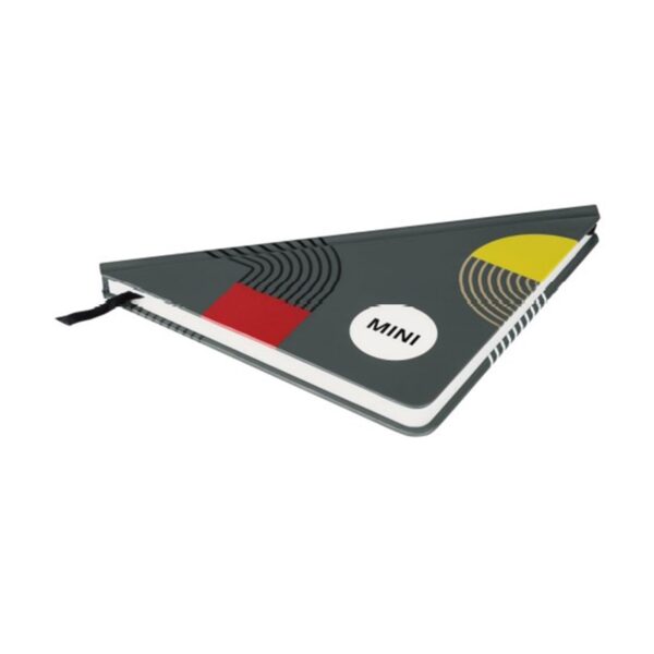 Caderno triangular gráfico MINI - Unissexo - Cinzento