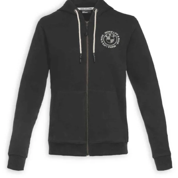 Zip Hoodie Make Life a Ride BMW Motorrad - Senhora - Preto