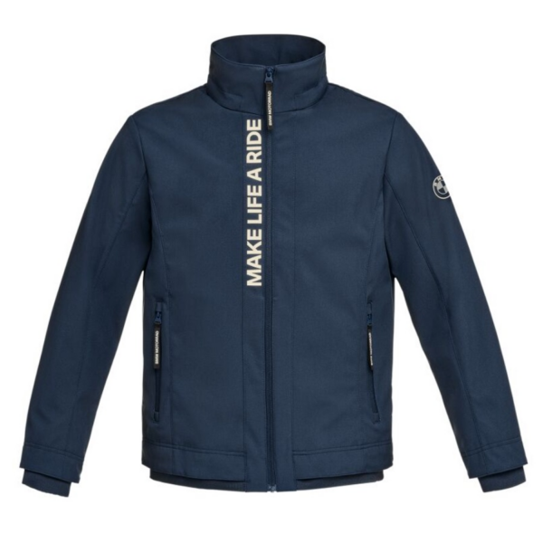 Casaco Softshell Make Life A Ride BMW Motorrad - Unissexo - Azul Noite
