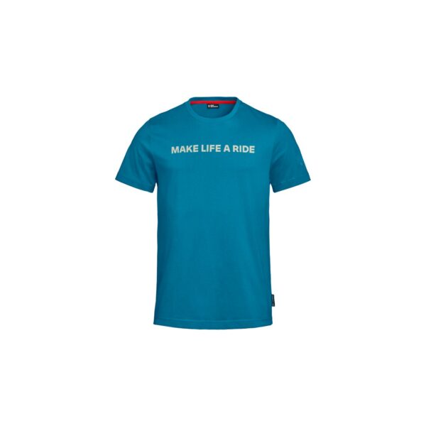 T-shirt Make Life a Ride BMW Motorrad - Homem - Azul