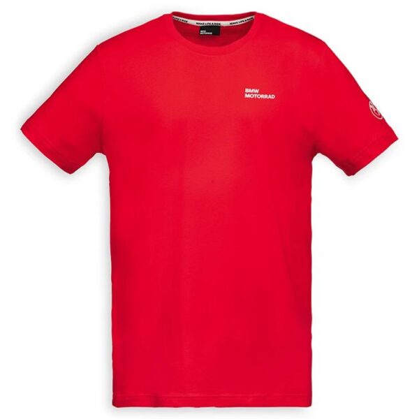 T-shirt Make Life a Ride BMW Motorrad - Homem - Vermelho